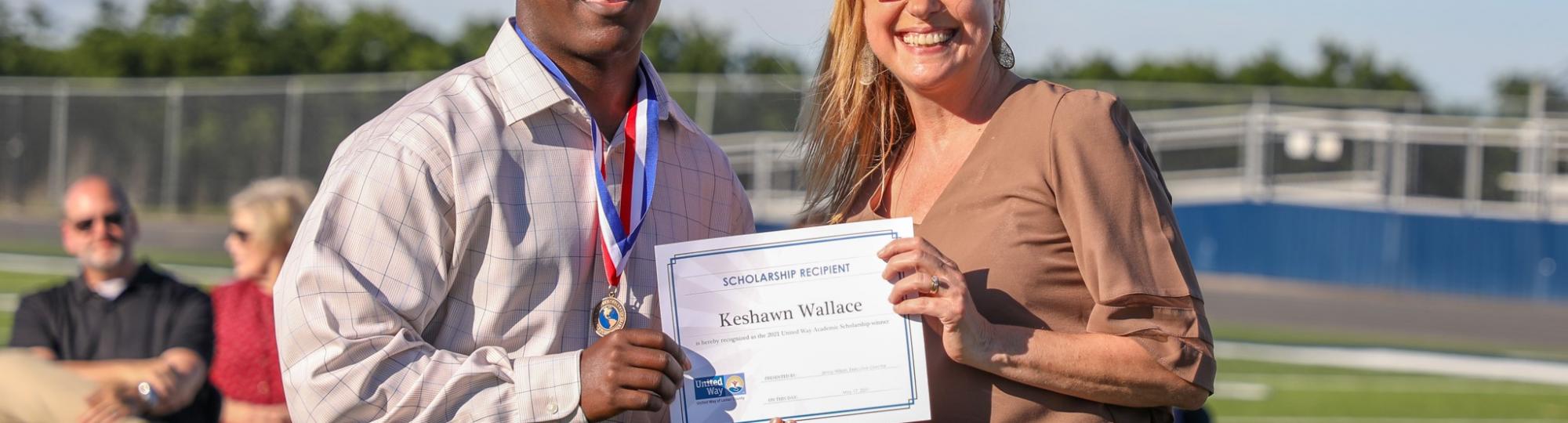 2021 Scholarship Winner Keshawn Wallace